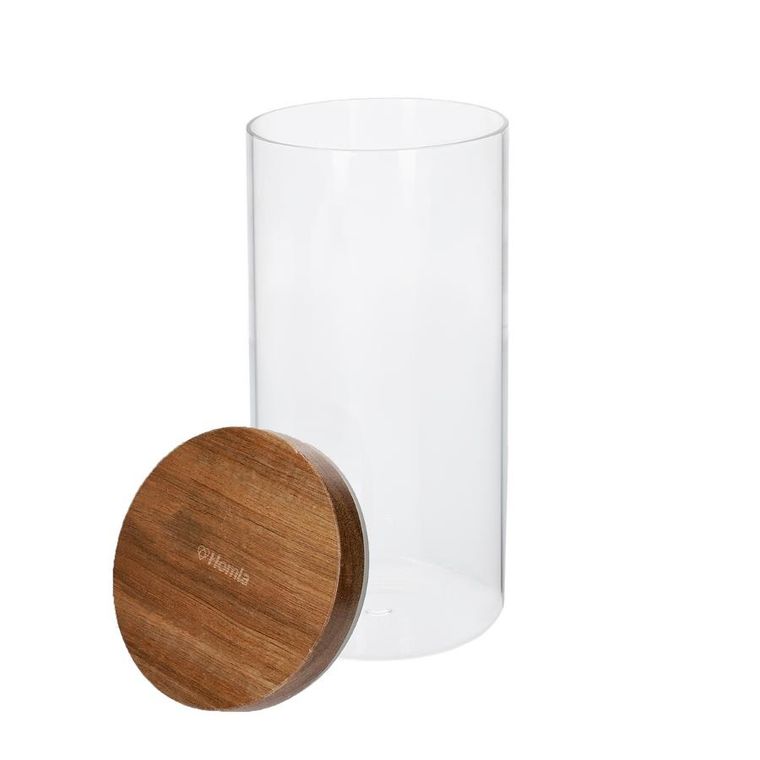 Homla, Carlos, pojemnik, z akacjowym wieczkiem M, 1,2l