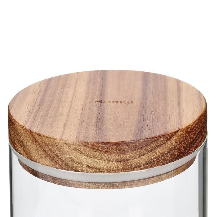 Homla, Carlos, pojemnik, z akacjowym wieczkiem S, 0,7l