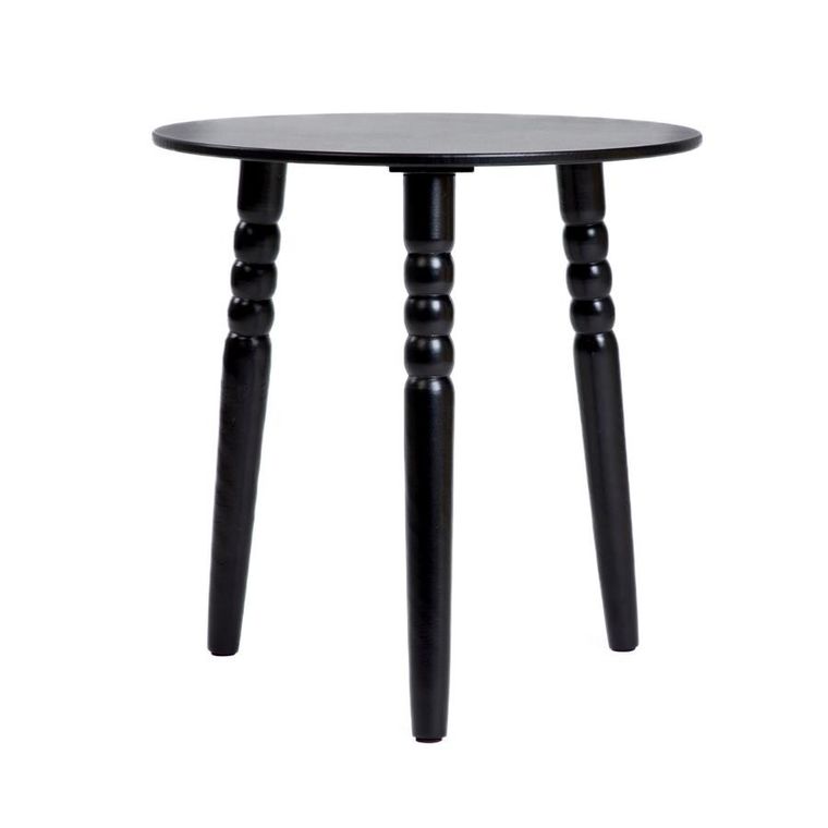 Homla, Cast, stolik kawowy, czarny, 40-40-40 cm