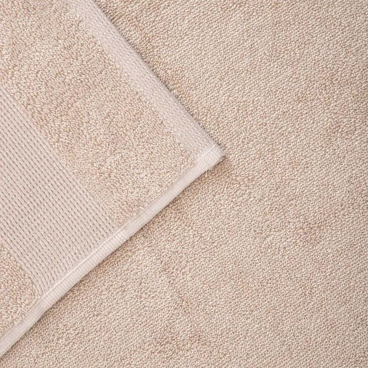 Homla, Cellen, ręcznik, beżowy z domieszką lyocellu, 70-130 cm