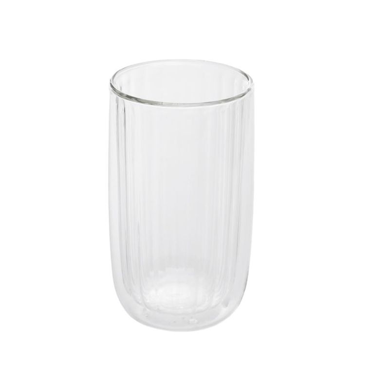 Homla, Cembra Groove, zestaw szklanek z podwójną ścianką, 0,35l, 2 szt.