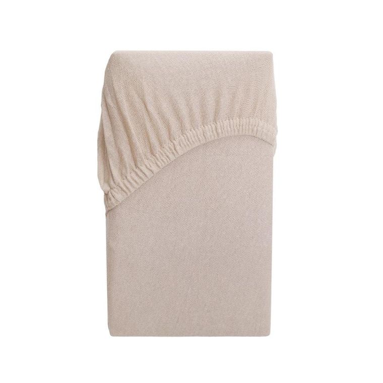 Homla, Claire, Prześcieradło jersey beżowe, 90-200 cm, SS23 819822