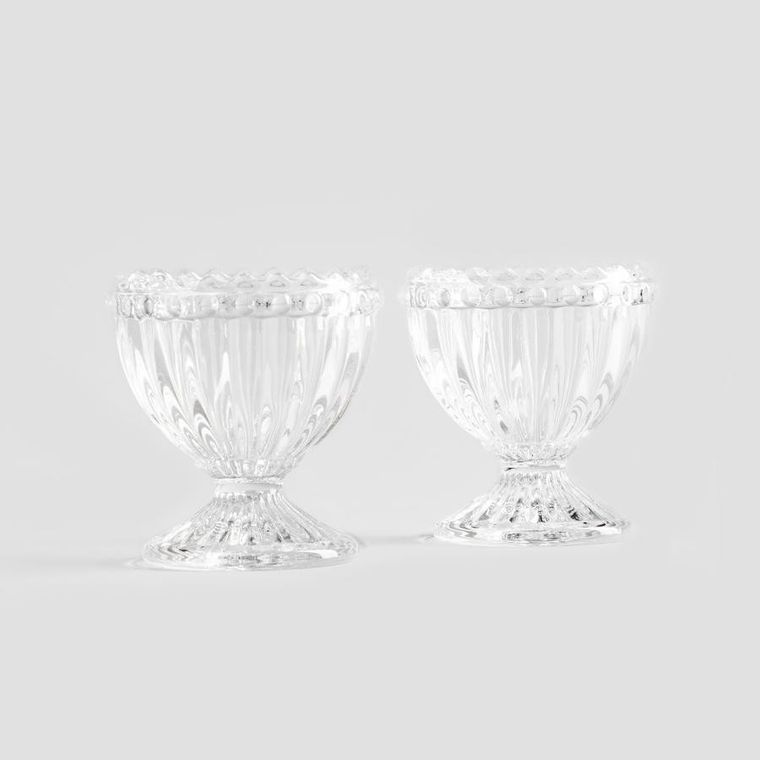 Homla, Coraggio, zestaw kieliszków na jajko, transparentny, 0,2l, 2 szt.739033