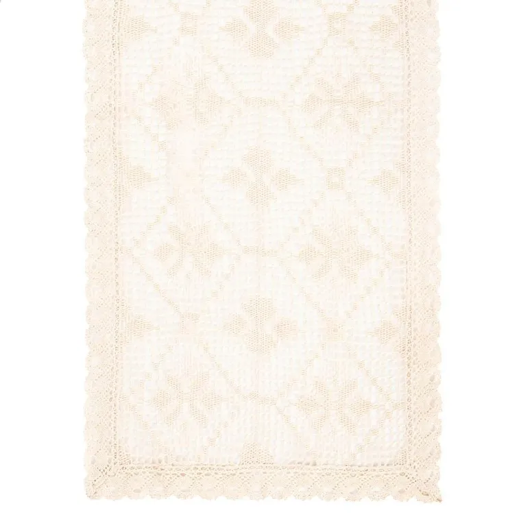 Homla, Crochet, Bieżnik szydełkowy beżowy, 40-160 cm, 887272