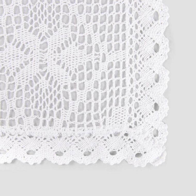 Homla, Crochet, obrus, szydełkowy, biały, 130-170 cm