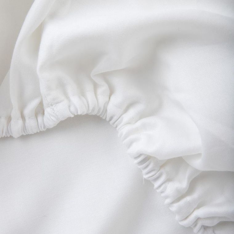 Homla, Danielle, Prześcieradło satynowe białe, 90-200 cm, AW23 855387