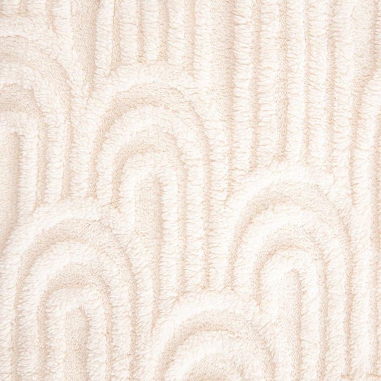 Homla, Darin, koc, miękki ecru ze strukturalnym wzorem, 150-200 cm