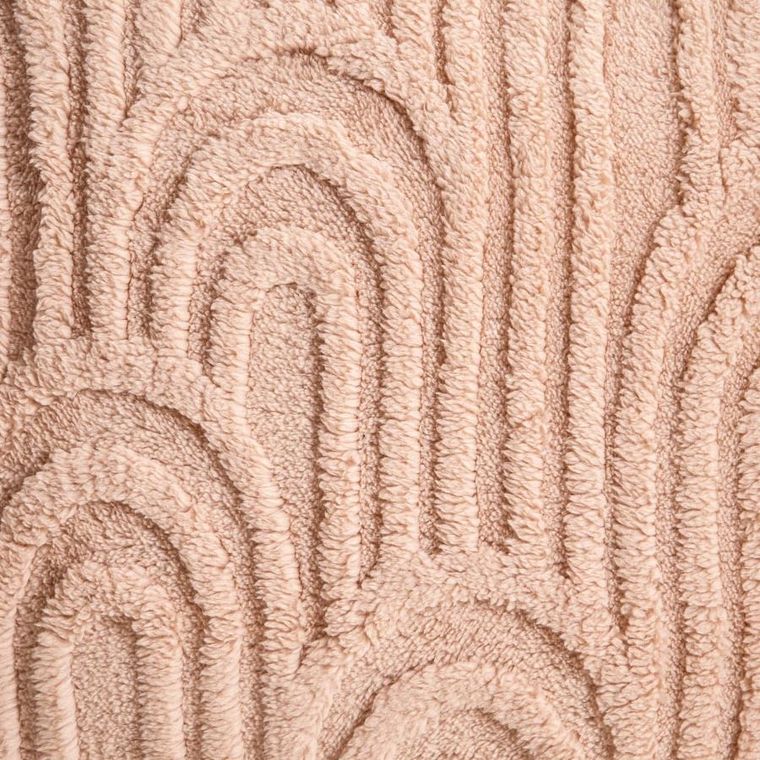 Homla, Darin, poszewka, miękka beżowa ze strukturalnym wzorem, 45-45 cm