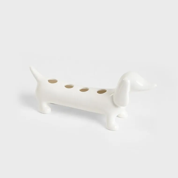 Homla, Dorsey, stojak na szczoteczki do zębów z jamnikiem, 7,3-10,9 cm