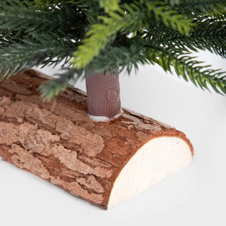 Homla, Dula, choinka, podwójna na pieńku, 27 cm