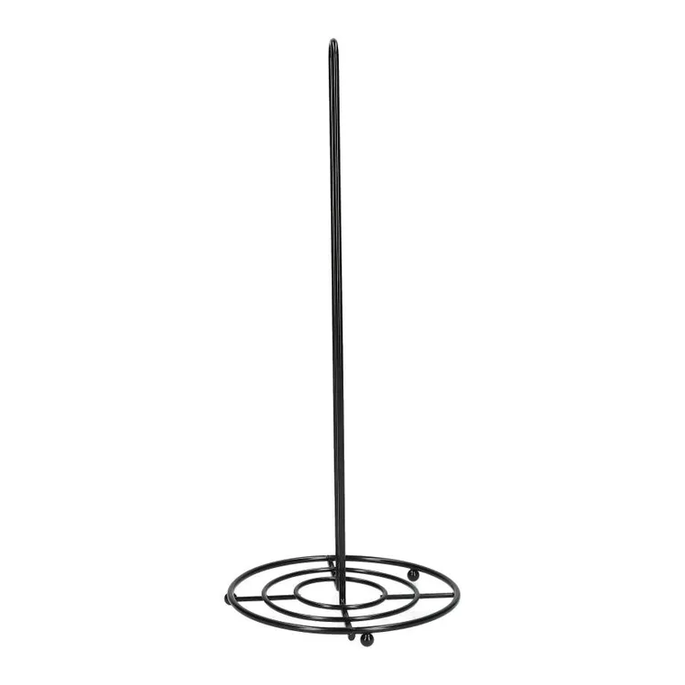 Homla, Duncan, Stojak na ręcznik kuchenny okrągły czarny 15-35 cm