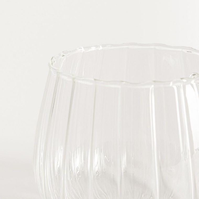 Homla, Edes, szklanka ryflowana z uchem, 0,35l