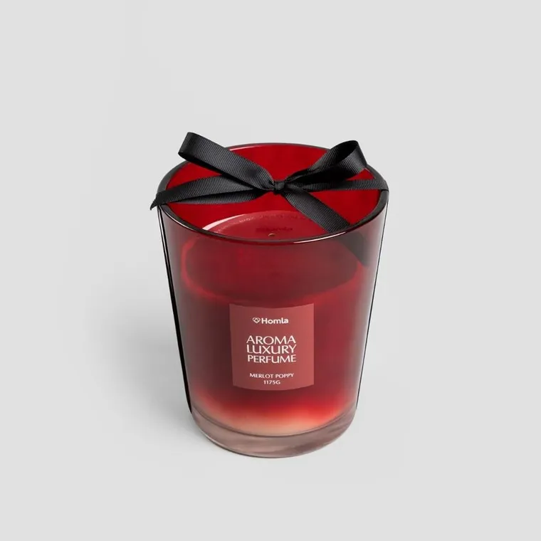 Homla, Ember, świeca zapachowa, Merlot Poppy, 1175g