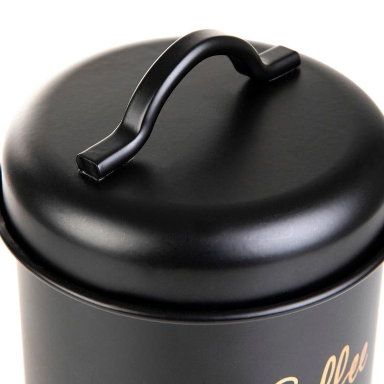 Homla, Escille, pojemnik na kawę czarny, 14-10 cm