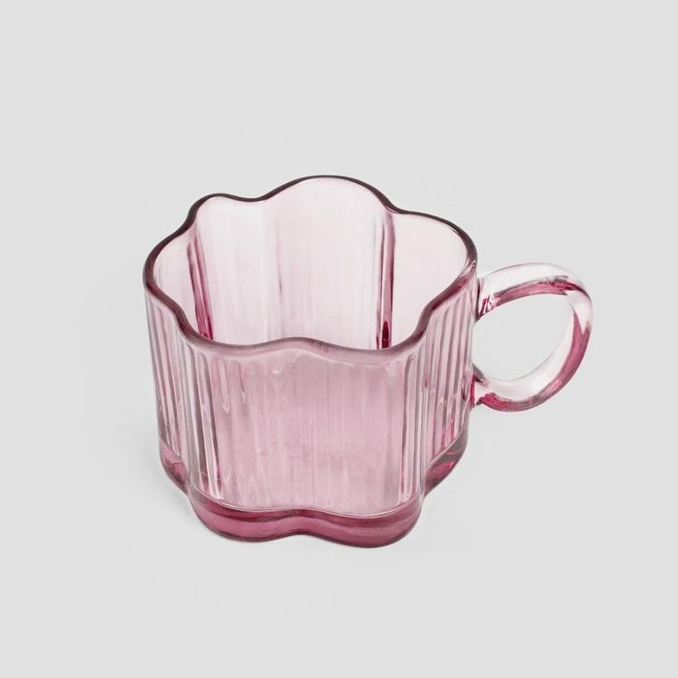 Homla, Estate, szklanka, różowa, 0,25 l