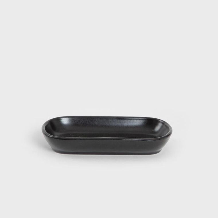 Homla, Famelio, półmisek, owalny czarmy, 16 cm