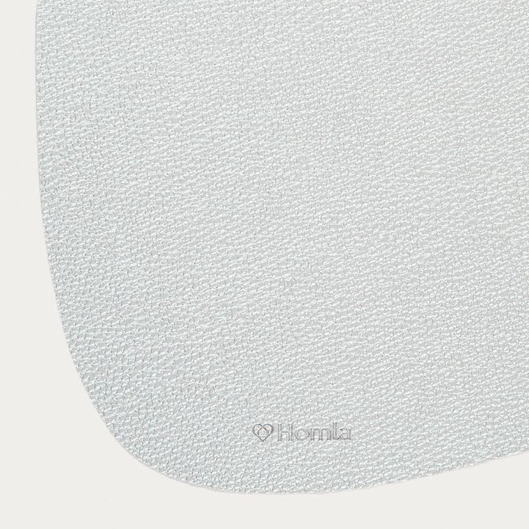 Homla, Femelo, maty stołowe, srebrne, zestaw, 38 cm, 2 szt.