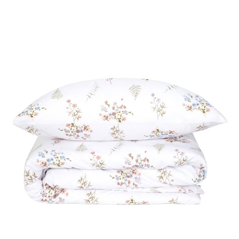 Homla, Fern, Pościel bawełniana w kwiaty 200-220 cm