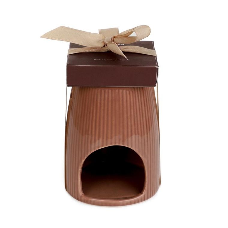 Homla, Fires, kominek ceramiczny, z woskiem Sandalwood 10-12,5 cm, 22g