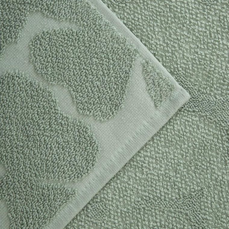 Homla, Flores, ręcznik, pistacjowy żakardowy, 70-130 cm