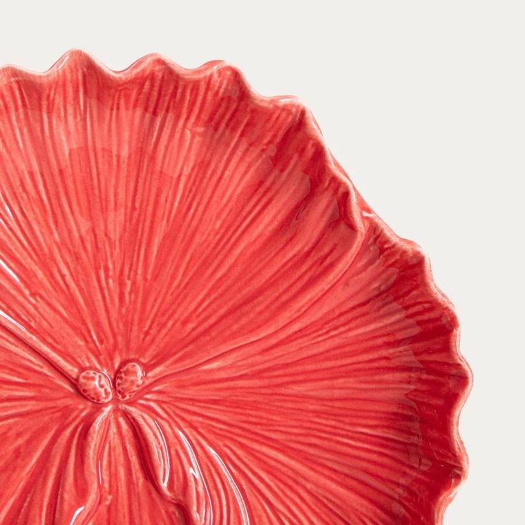 Homla, Folar, taca dekoracyjna, kwiat koralowy, 20,5-20,5-3,5 cm