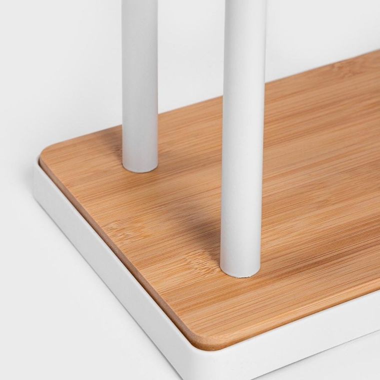 Homla, Fraz, stojak, na ręczniki, biały, 39-18-78 cm