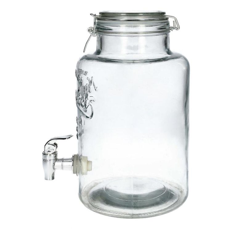 Homla, Freya, słoik z kranikiem szklany, rozmiar L, 6l