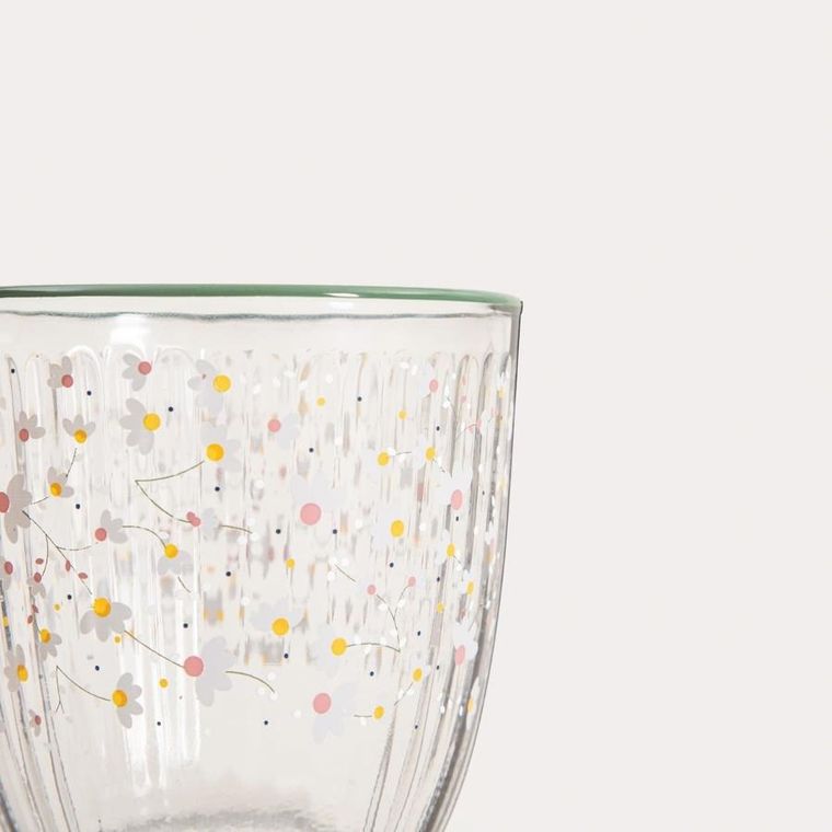 Homla, Gardino Flowers, szklanka, w drobne kwiaty, 0,25l