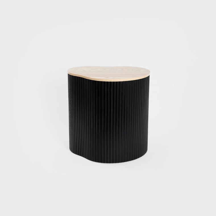 Homla, Gebo, stolik kawowy, czarny, 47-37-47,5 cm, 710773