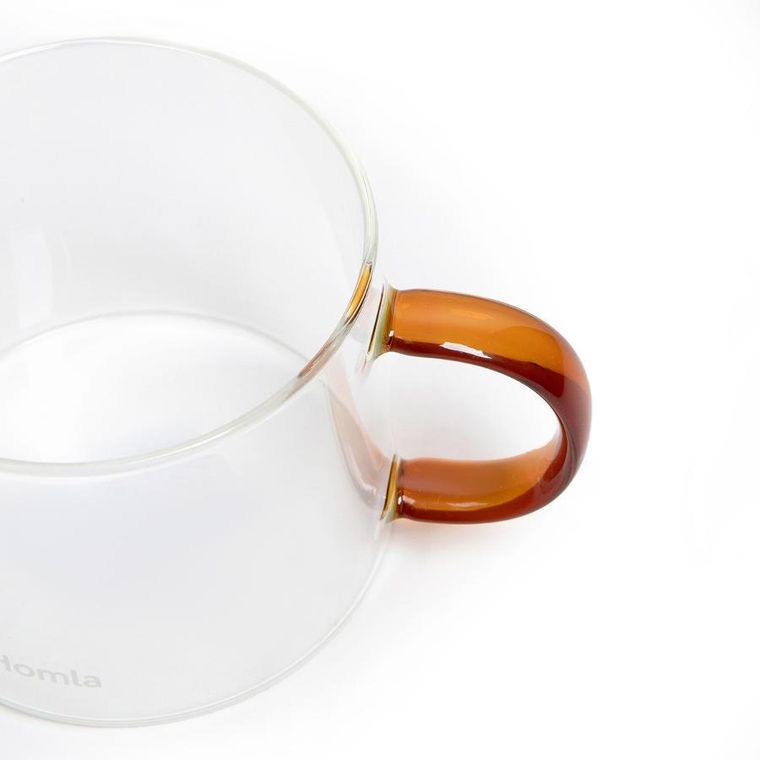 Homla, Glossy, Szklanka z miodowym uchem, 0,38 l, ALL 837079