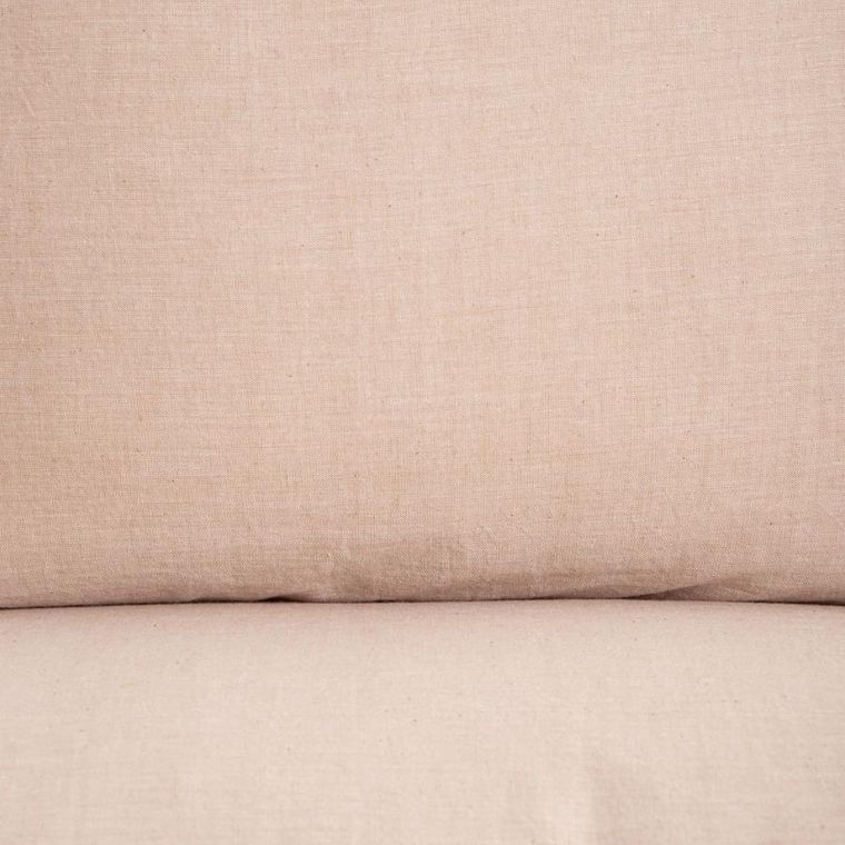 Homla, Gossy, zestaw dwóch poszewek, bawełnianych z barwionych nici beżowych, 50-60 cm, 2 szt.