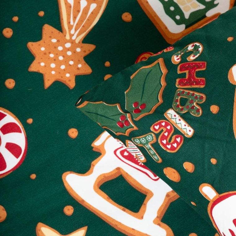 Homla, Grinchy, pościel z mikrofibry z motywem świątecznym, 160-200 cm