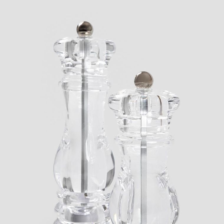 Homla, Hallais, zestaw młynków, akrylowe, 2 szt., 20 cm i 16 cm, 729720