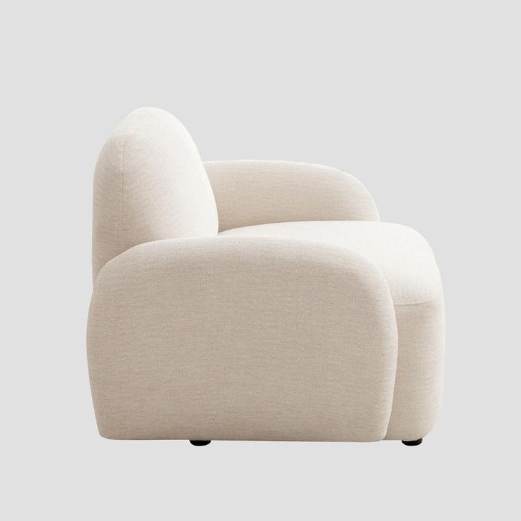 Homla, Helmi, fotel, ecru, 108-87-73 cm