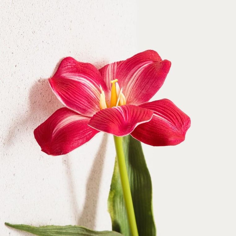 Homla, Hubis, gałązka sztuczna, hibiskus różowy, 45 cm