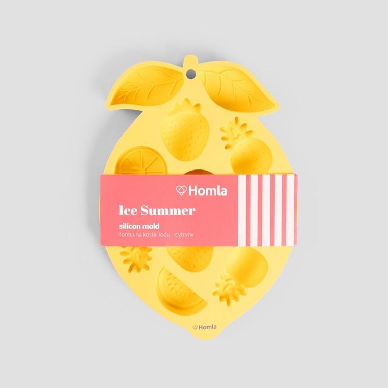 Homla, Ice Summer, forma na kostki lodu, cytryny, 23-17 cm