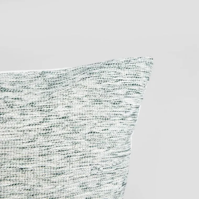 Homla, Isabel, poszewka, z ozdobnymi przeszyciami, zielona, 45-45 cm, 744846