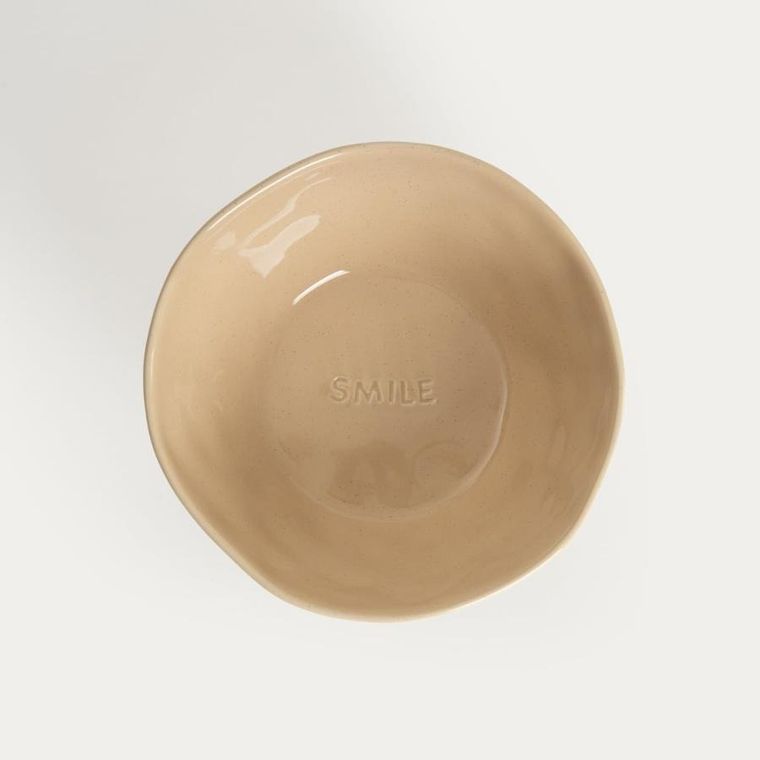 Homla, Isernia, miska, beżowa, 18 cm