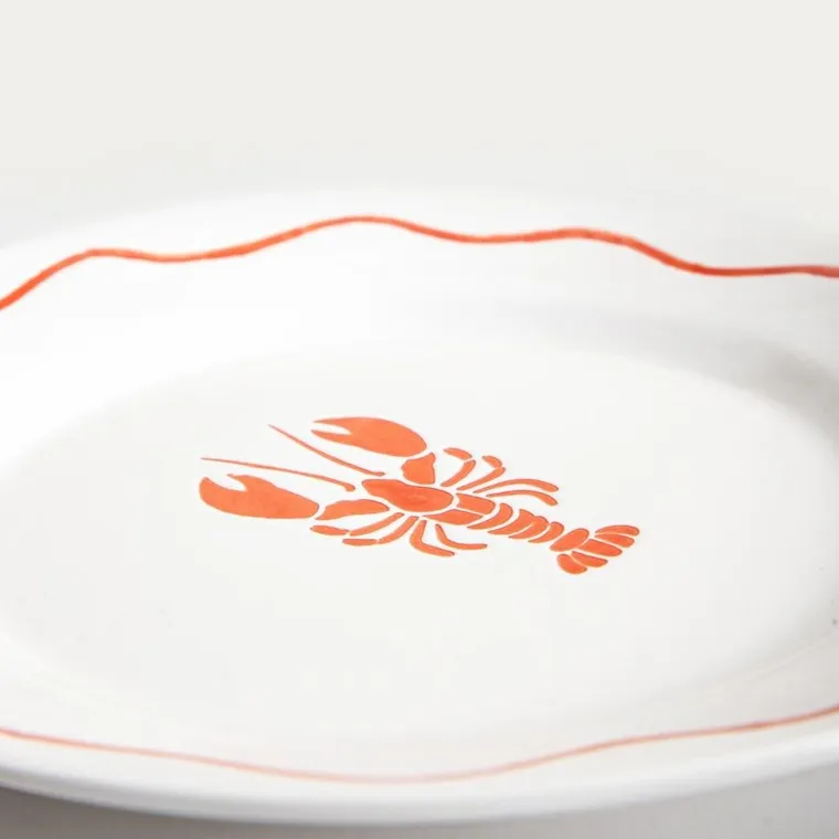 Homla, Kaoma, talerz, deserowy z homarem, 21 cm