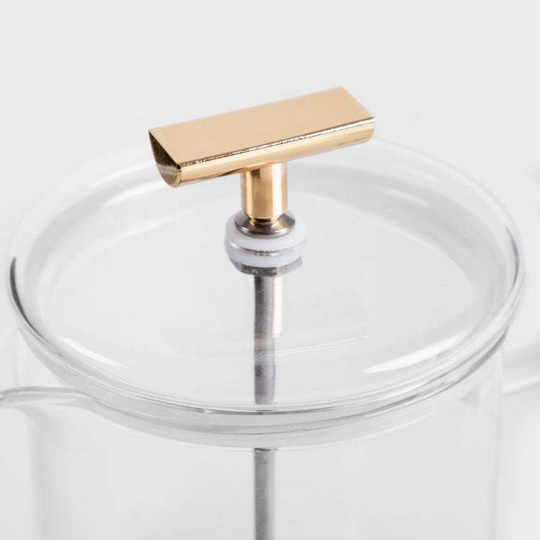 Homla, Lattrice, zaparzacz, szklany transparentny, 1l