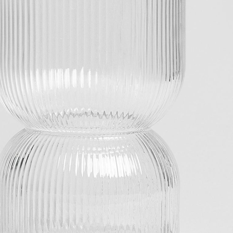 Homla, Limpid, wazon, szklany transparentny, 21 cm