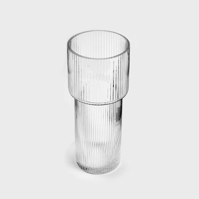 Homla, Limpid, wazon, szklany transparentny, 24 cm