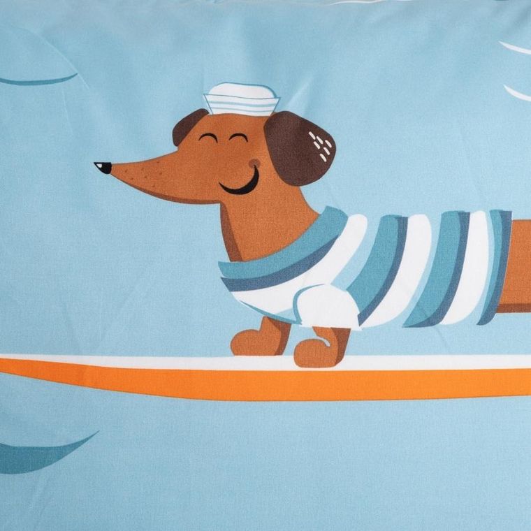 Homla, Longo, pościel, z mikrofibry w jamniki, 140-200 cm