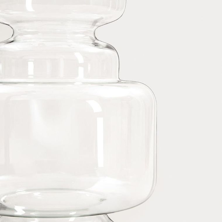 Homla, Luki, wazon, transparentny ze szkła z recyklingu, 15,5-40 cm