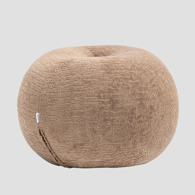 Homla, Luncta, pufa, beżowy, 82-52-34 cm, 743757