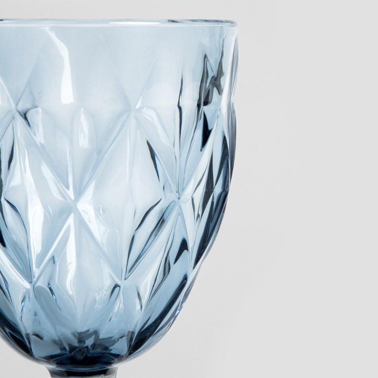 Homla, Lunna, zestaw kieliszków, niebieskich, 0,34l, 4 szt.