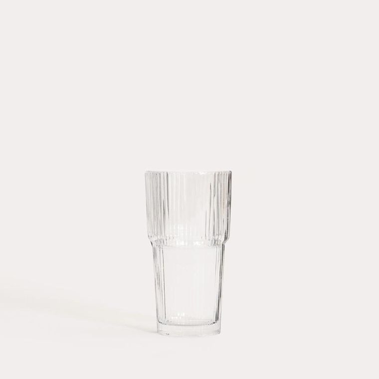 Homla, Lynnaso, zestaw szklanek, transparentnych, wysokich piętrowanych 2 szt., 0,54l