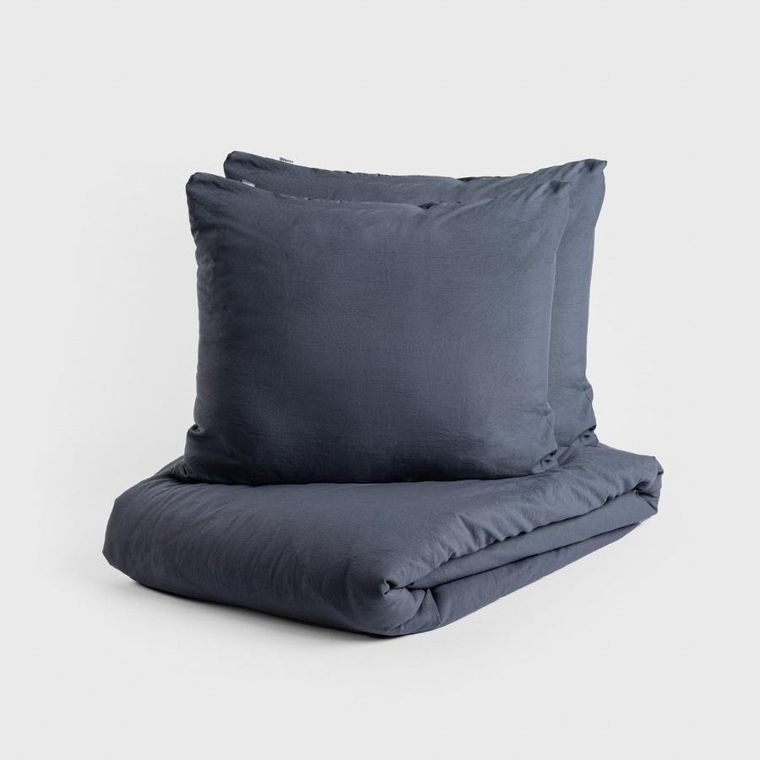 Homla, Maisy, pościel z mikrofibry, szara, 200-220 cm, 701993