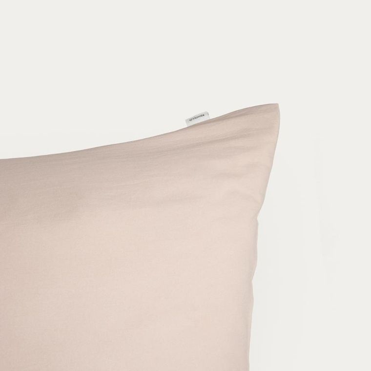 Homla, Maisy, zestaw dwóch poszewek, z mikrofibry beżowych, 70-80 cm, 2 szt.