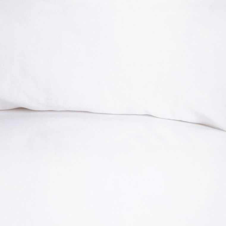 Homla, Maisy, zestaw dwóch poszewek z mikrofibry, białych, 40-40 cm